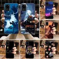 hp magic harries phone case for samsung galaxy note 4 8 9 10 20 s8 s9 s10 s10e s20 plus uitra ultra black art etui silicone