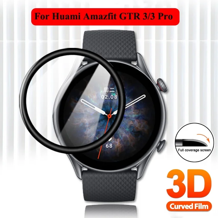 

Для Huami Amazfit GTR 3 Pro / Amazfit GTS 3 Полное покрытие мягкая пленка защита экрана не закаленное стекло