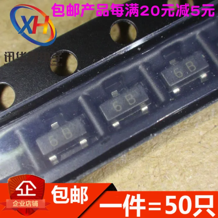 

100pcs BC817-25 SOT23 BC817-25 6B SMD Transistor