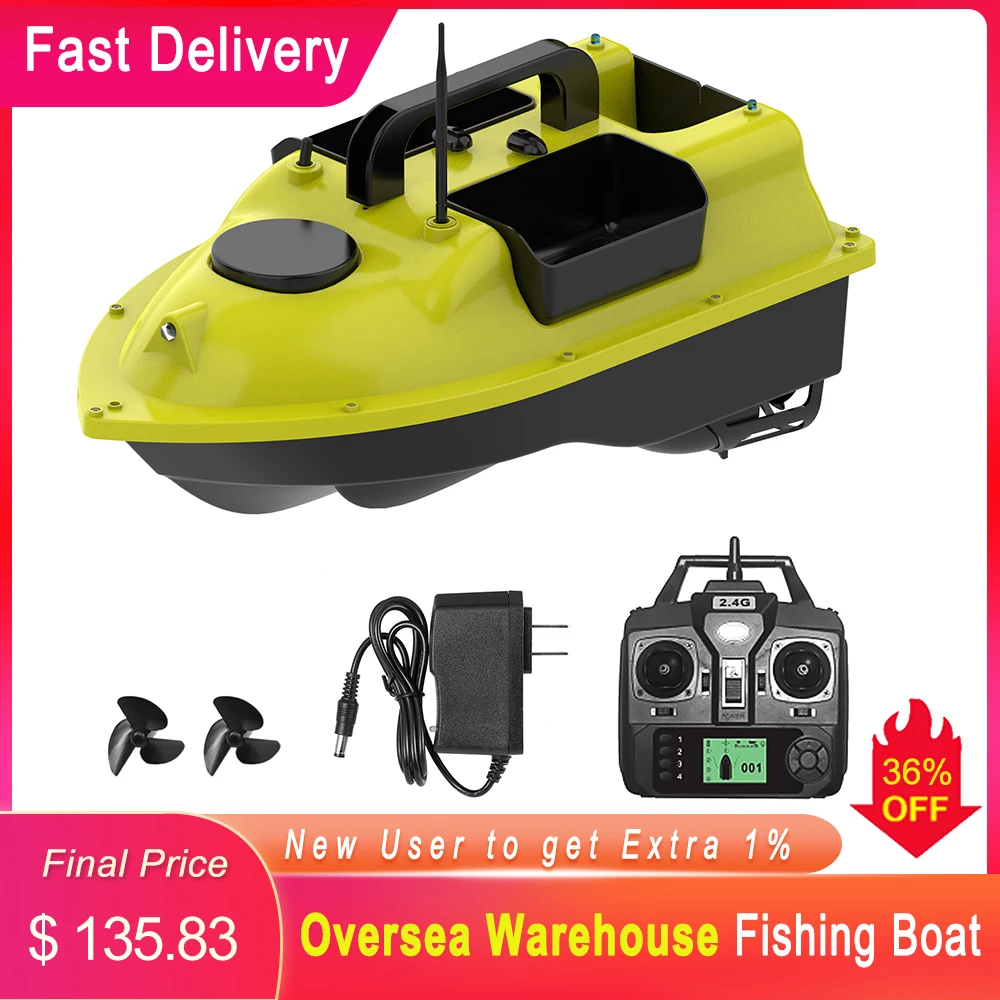 GPS лодка для рыбалки с 3 контейнерами приманки Автоматическая дистанционным