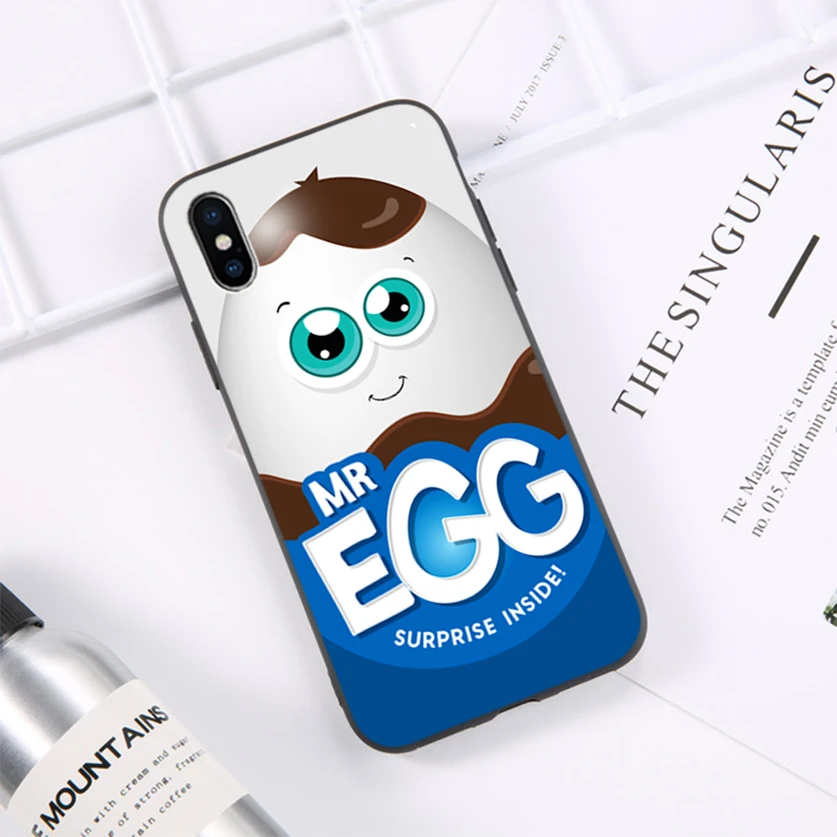 

HTxian Candy Chocolate Kinder Joy surprise egg Phone Case for iPhone 11 pro XS MAX 8 7 6 6S Plus X 5 5S SE XR casese 2020