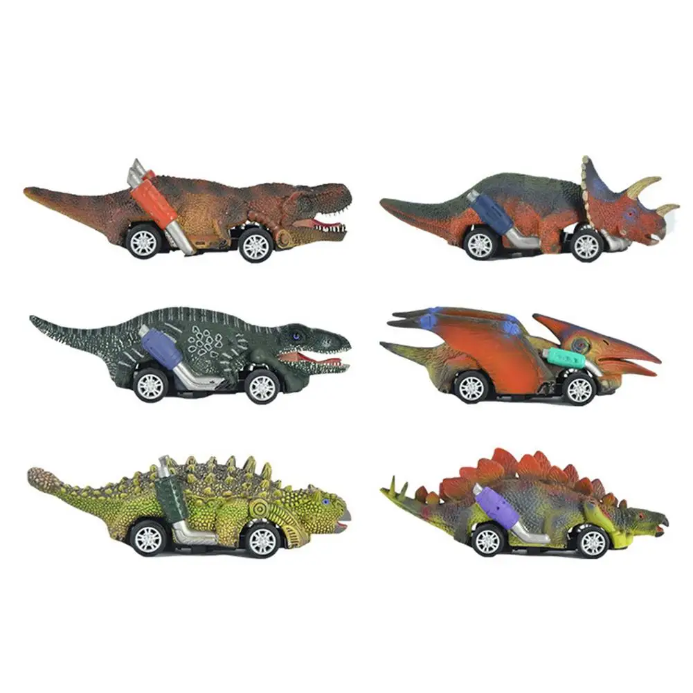 

Dinosaur Pull Back Toys Realistic Dinosaur Pull Back Toy Cars Dinosaur Games with T-Rex for 3 Year Old Boys and Toddlers