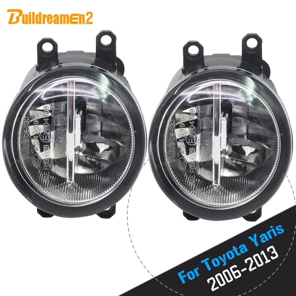 Buildreamen2 автомобиля 4000LM светодиодный туман светильник Дневной ходовой огонь DRL 12V