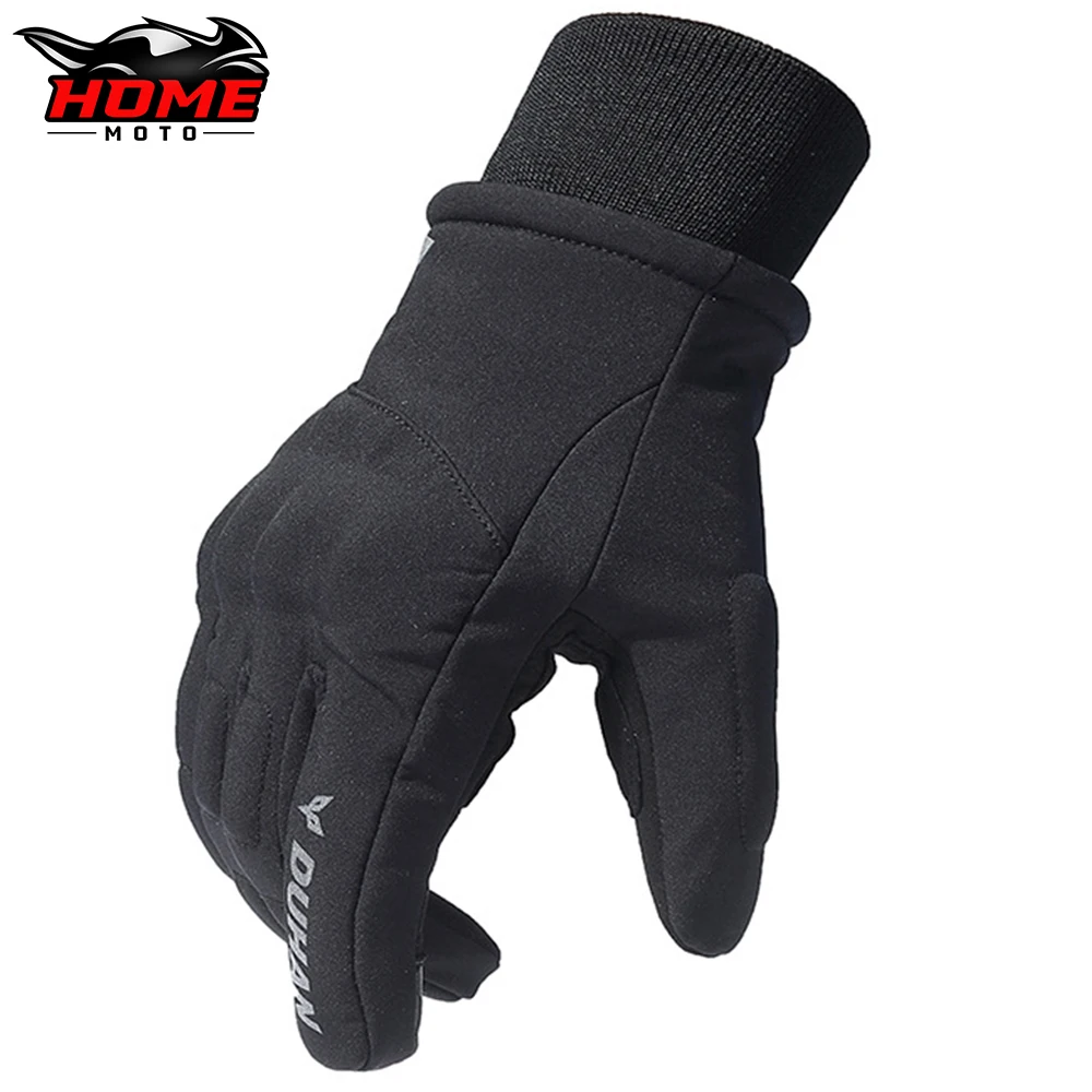 

DUHAN Winter Gloves For Men Durable Pitbike Mittens Touch Screen Bicycle Gloves Anti-Slip Motorcycle Accessories Bmx Gant Moto