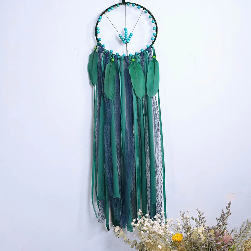 Настенные подвесные Ловцы снов бохомиан Декор для спальни ручной работы темно