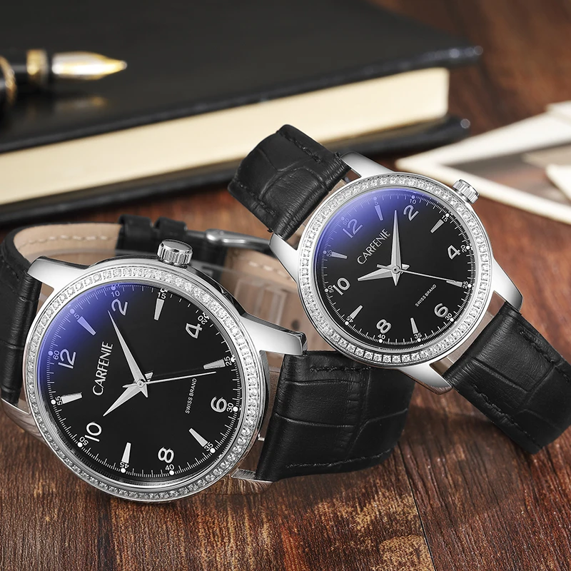 

Luxury Watch Carfenie Simple Ultra-thin Mesh Gold Stainless Steel Watches Unisex Business Fashion Men Women Clock Reloj Mu