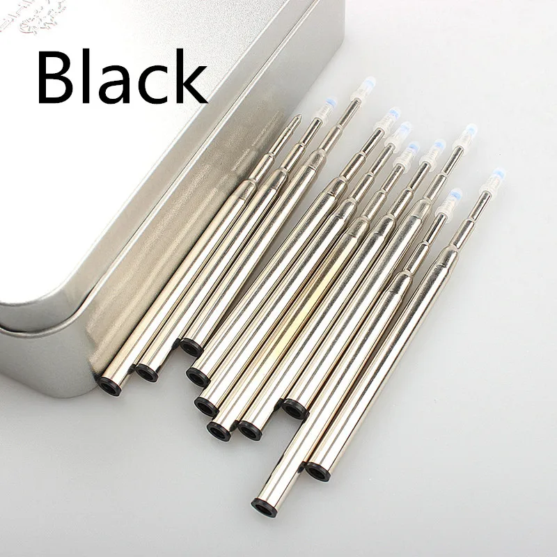 Стержни для шариковой ручки 0 7 синие и черные чернила Заправка ручек школы офиса