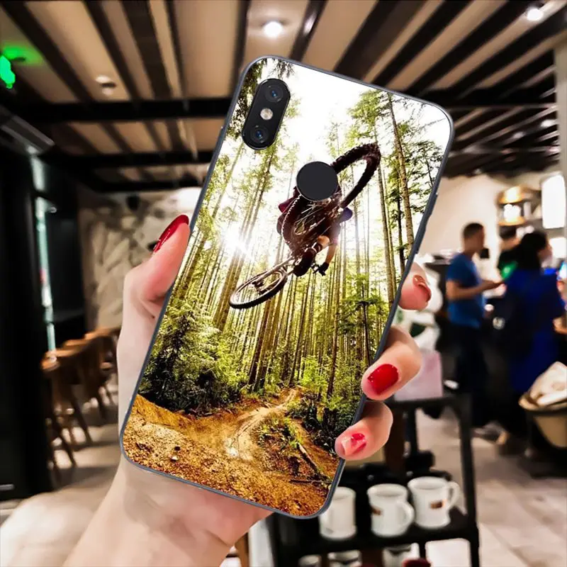maiyaca amazing mountain bike bicycle mtb design phone case for xiaomi redmi8 4x 6a 9 8t redmi 5 5plus note5 7 note8pro 9 9pro free global shipping
