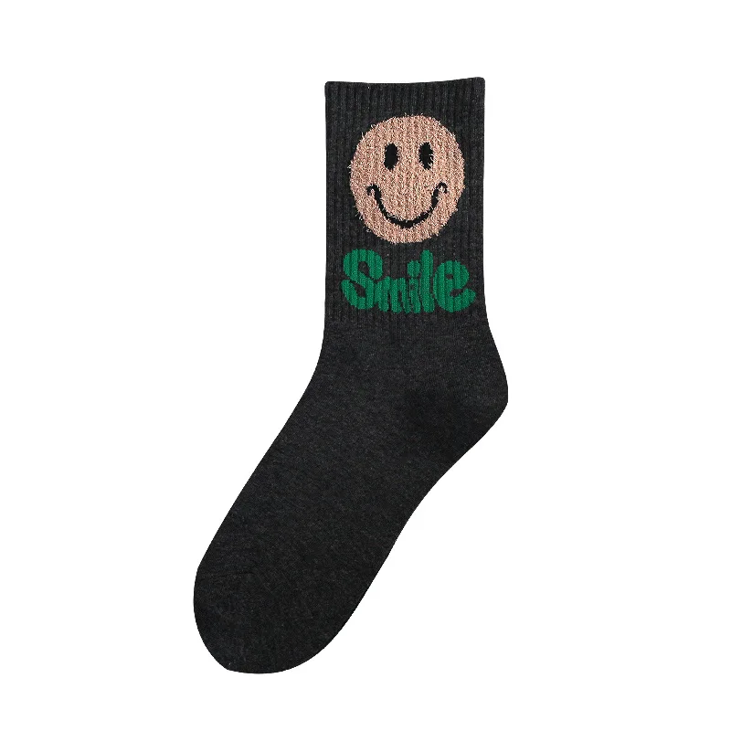 Носки Smiley оптовый рынок женские носки-трубы осень и зима модные милые трендовые