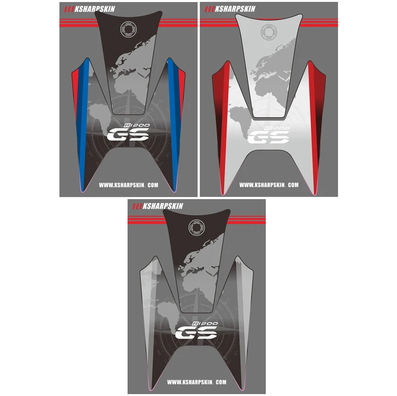 3d наклейка ADESIVI с эмблемой защитная накладка на бак подходит для BMW R1200GS R1200