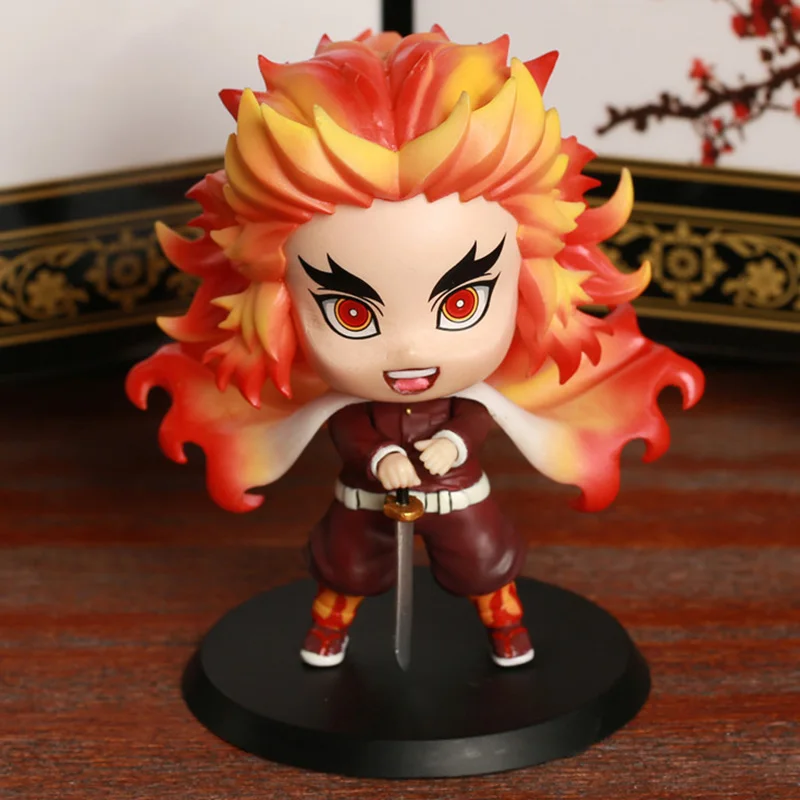 Аниме фигурка Demon Slayer Rengoku Kyoujurou Kochou Shinobu ПВХ экшн модель игрушки куклы|Игровые