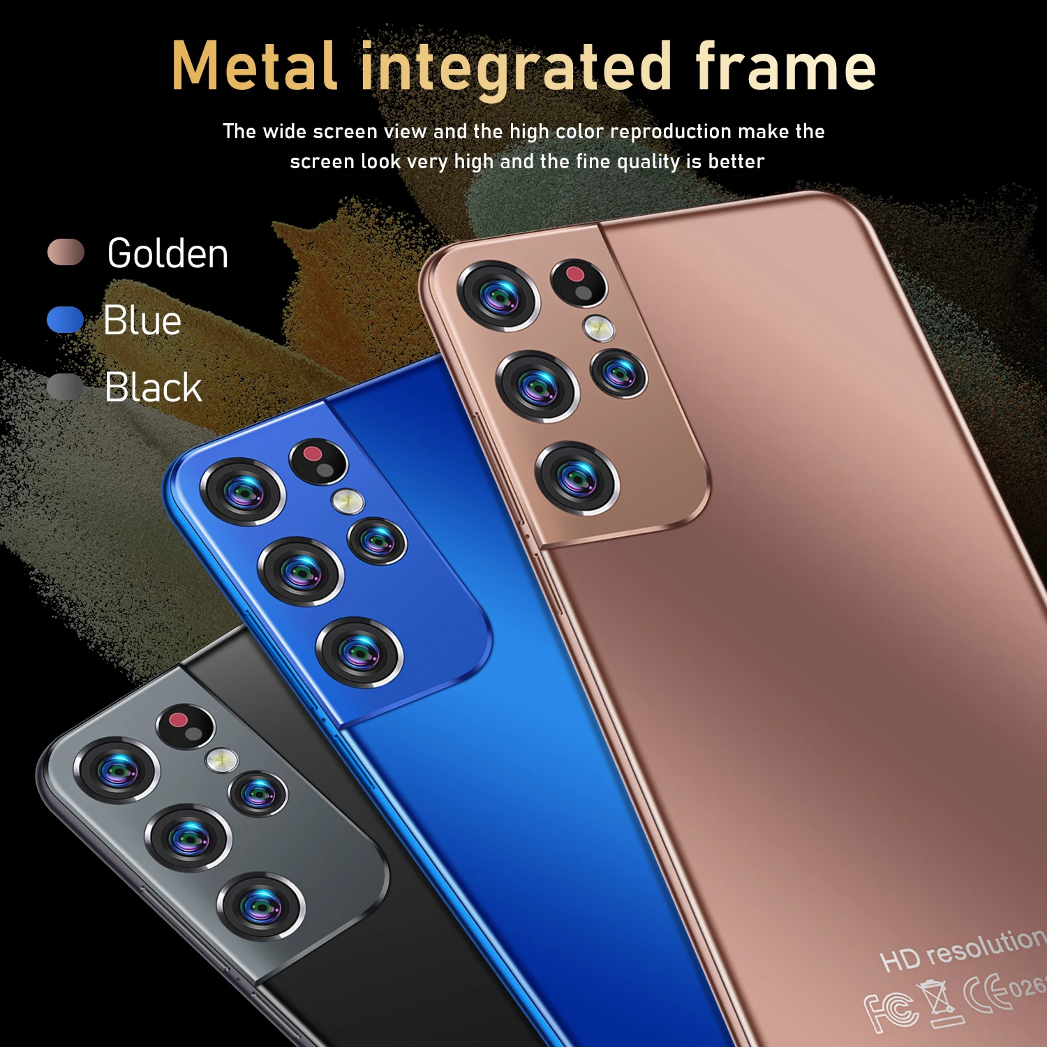 

Global Version S21+Ultra 6.7inch Smartphone 6500mah Dual SIM 4G 5G 24+48MP HD Camera Face Wake 12+512GB Android11 Network Phone