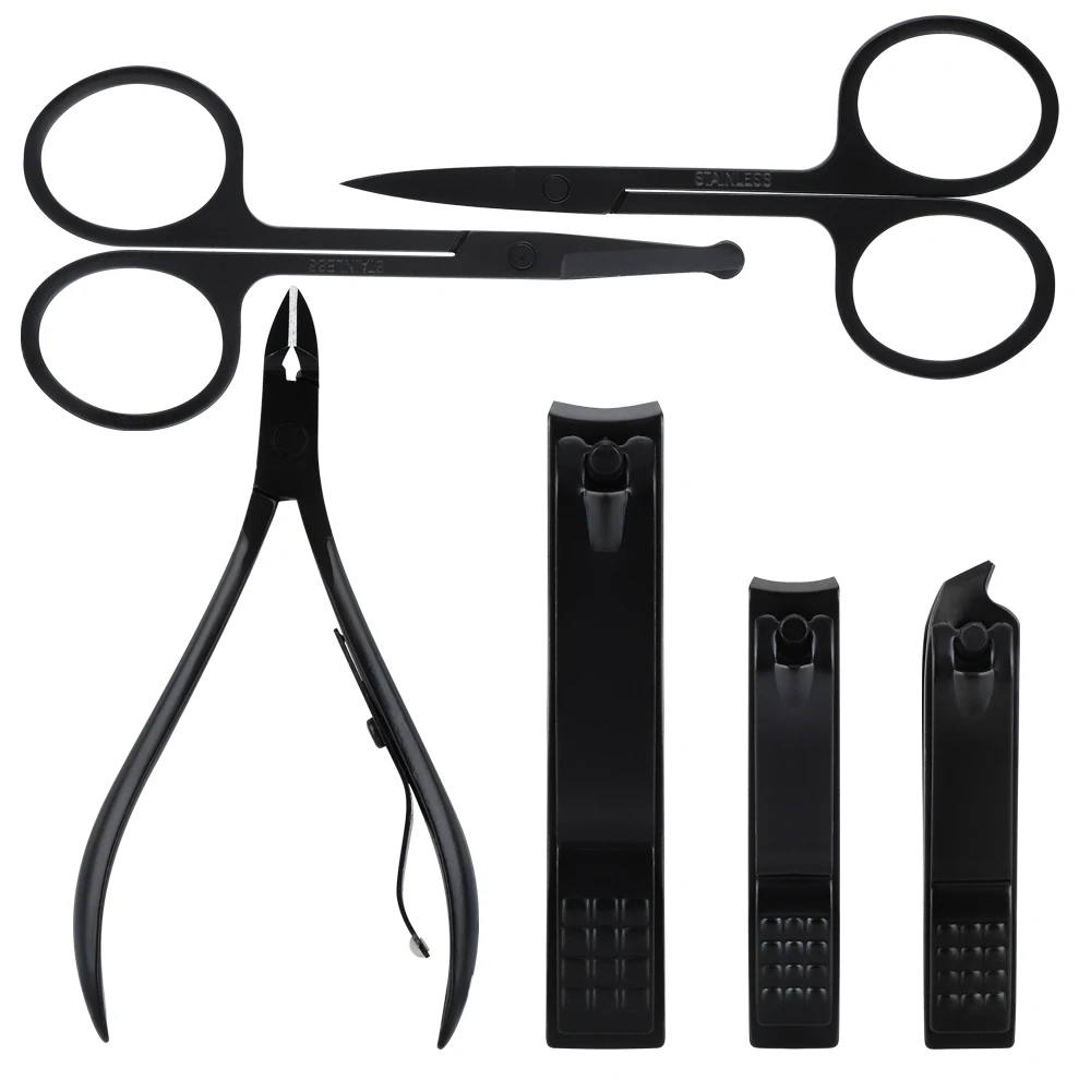 20 шт./компл. Набор для маникюра и педикюра из нержавеющей стали пилка кутикулы