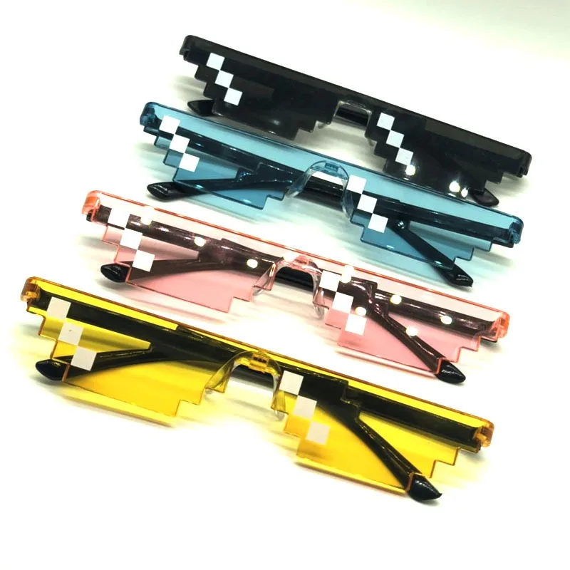 Смешные очки мозаика без тени солнцезащитные для вечеринок Карнавальный костюм