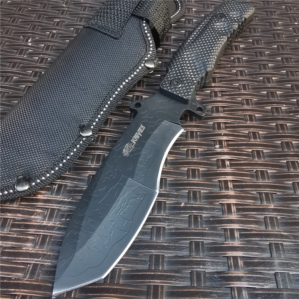 Высококачественный острый прямой нож для кемпинга рыбалки охоты ножи с