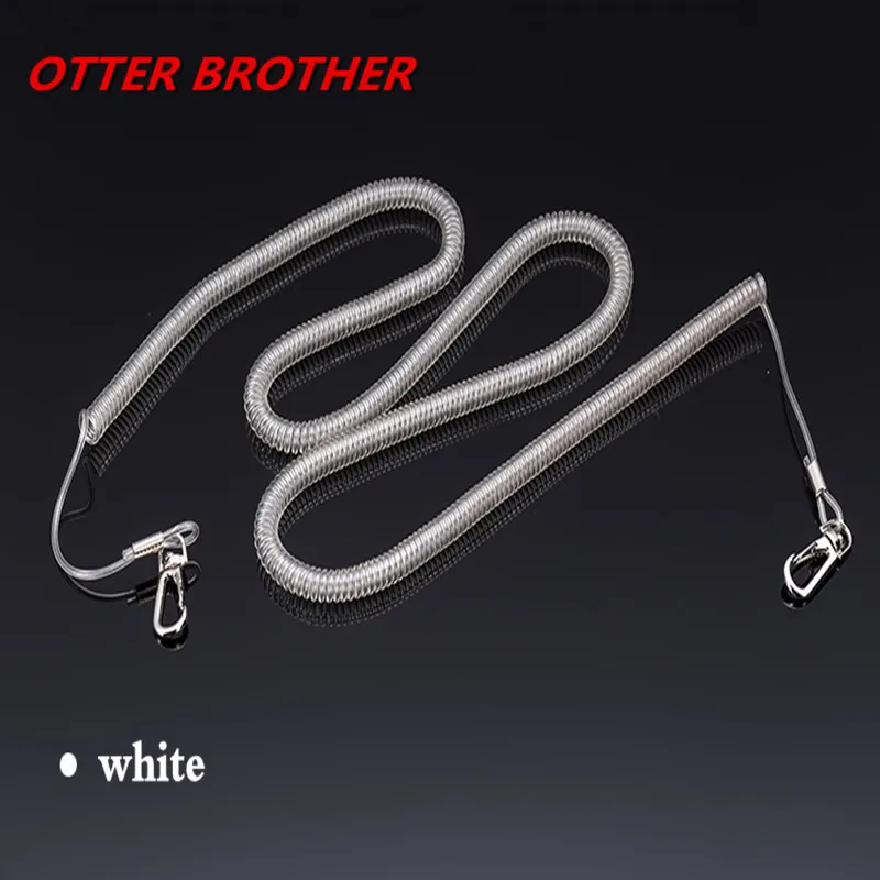 Fishing Tackle Accessories Fishing Security Rope 3M 1PCS Fishing Coiled Lanyard Safety Rope Set Wire Steel Inside Attached Tool