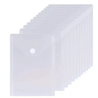 a5 clear document bags poly envelopes with velcro closure plastic folder for cutting dies stencil embossing diy crafts