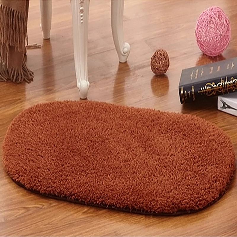

1Pcs Absorbent Soft Bathroom Bedroom Floor Non-slip Door Mat Bath Shower Rug 40*60 cm