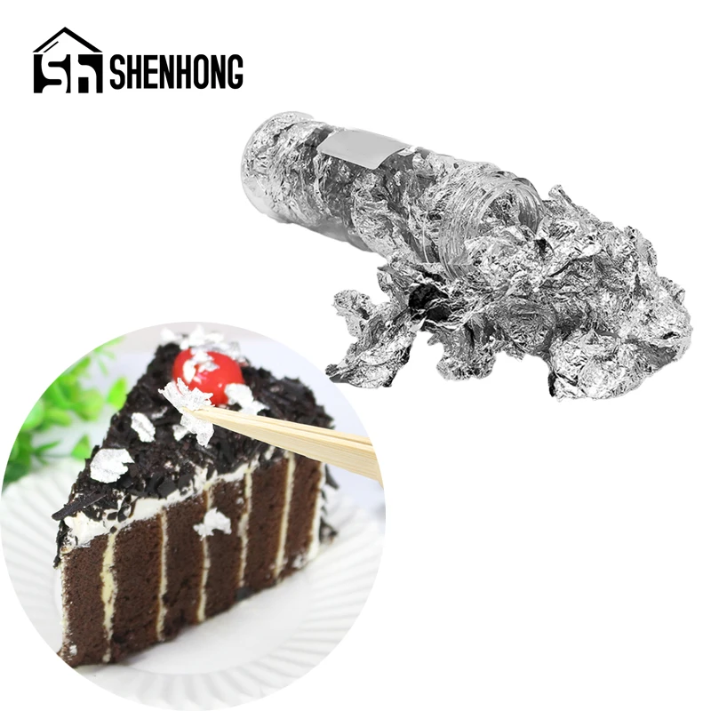 SHENHONG мусс торт десерт украшения инструменты серебряная фольга свадьба день