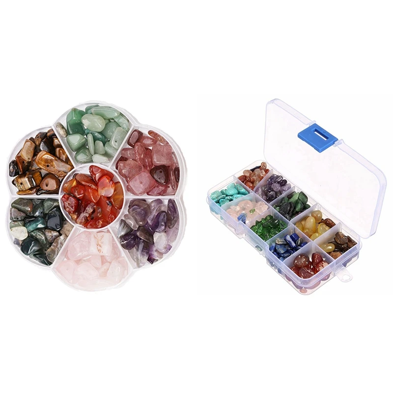 

Floral Quartz Jewelry Accessories Set, Crystal Agate & Natural Stone Strawberry Crystal Amethyst Green Aventurine Agate