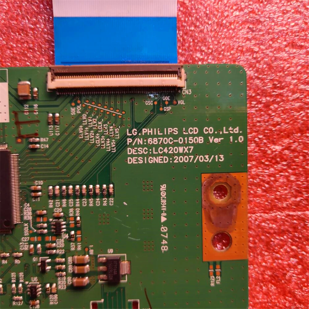 Хороший тест оригинальный для Philips 42pfp533 2d/37 T-Con логическая плата 6871l-1150a 6870C-0150B LC420WX7