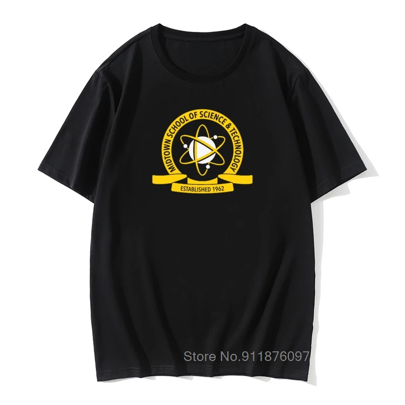 

Design Logo T Shirt Midtown School Of Science And Technology University Tshirt For Men he Big Bang Machine Graphic Tops Tees