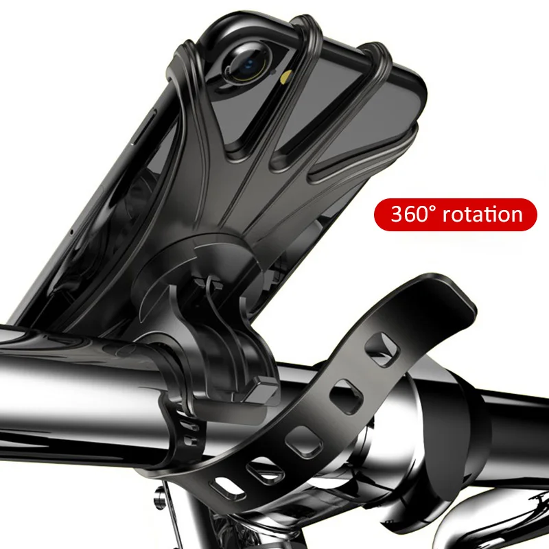 

Bicycle mobile phone holder safe and durable mobile phone universal holder vertical screen barrier-free mobile phone holder