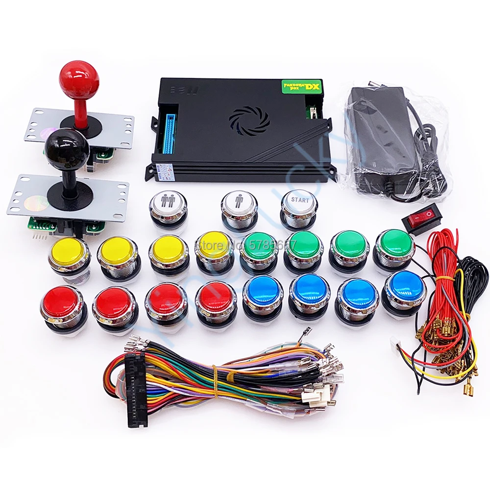 Pandora Box DX 3000 в 1 семейная версия DIY kit с джойстиком светодиодный подсветкой кнопки