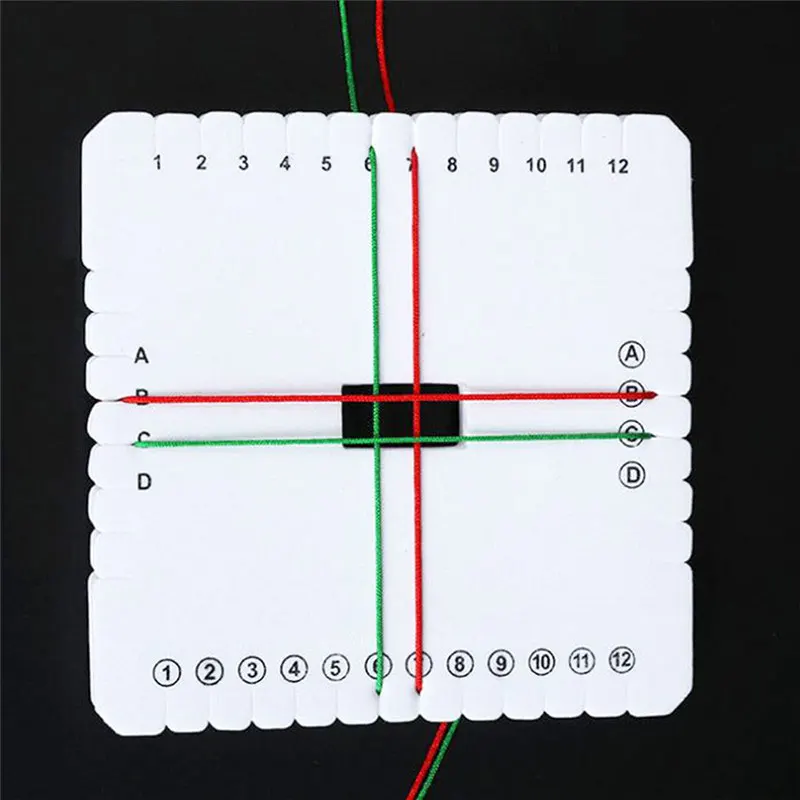 5 шт./компл. DIY Плетеный EVA белый круговой вязальный станок инструмент 10 см Kumihimo