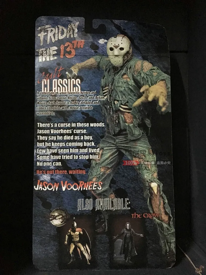 

Action Figure NECA Friday The 13th Jason Figure 18cm Green Jacket Jason Movable Model Collection Decor