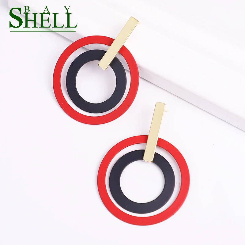 2020 ювелирные изделия разноцветные металлические серьги капли для женщин