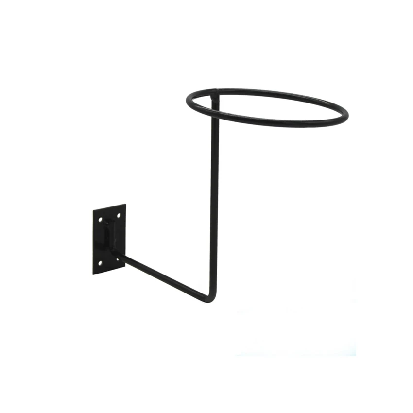 

Universal Wall Mounted Screws Bicycle helmet Holder Wig Hat Display Stand, Thickened Base Durable Motorcycle Helmet Black Hanger