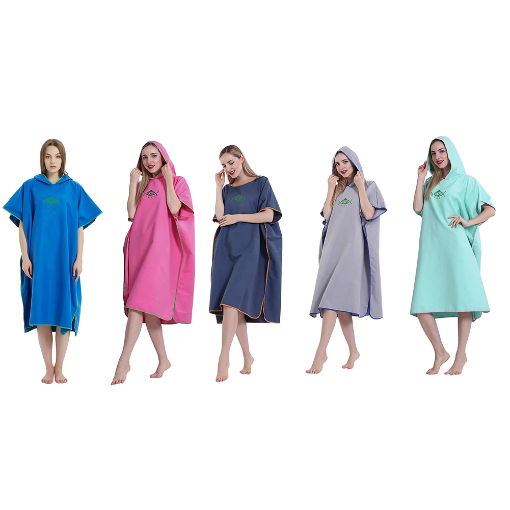 

Surfing Vacation Adults With Hood Poncho Robe Robe Sunscreen Water Absorb Quick Drying Gift Swimming Wetsuit Changing Outdoor