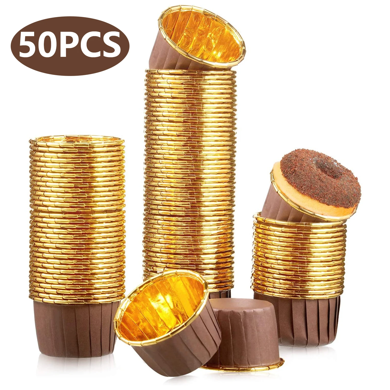 50 шт. бумажный стаканчик для кексов маслостойкий чехол подставка выпечки коробка