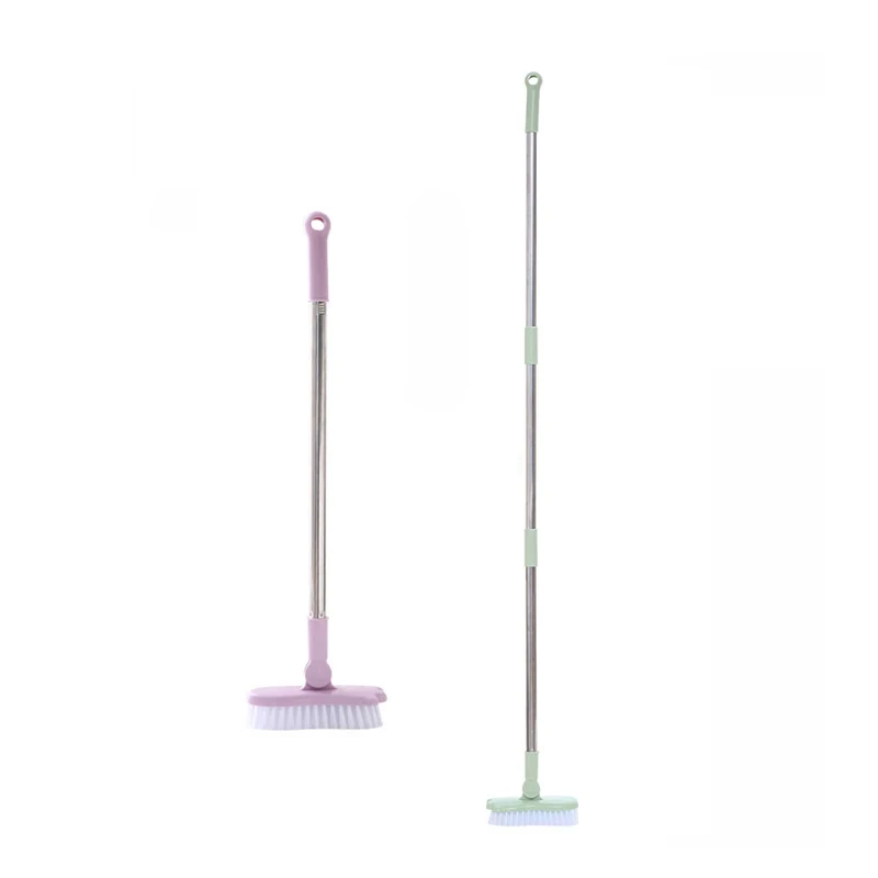 

Telescopic bathroom long handle hard bristle brush scrub toilet bathtub brush tile floor cleaning brush