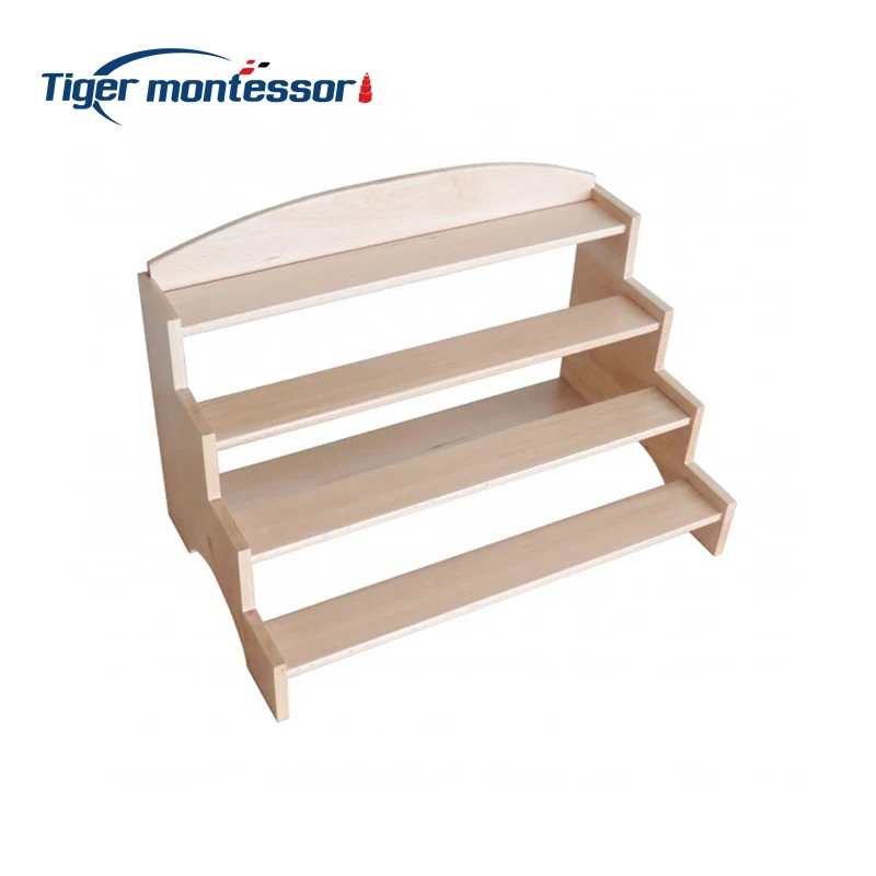 

Montessori Wooden Materials Stand for Cylinder Block Toys