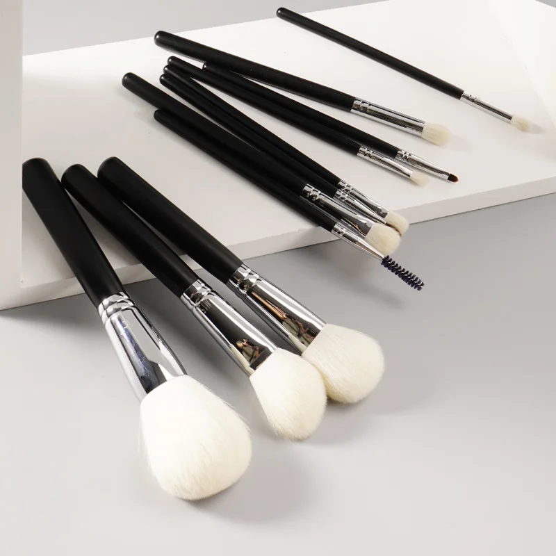 Профессиональные кисти для макияжа ручной работы натуральный козий конский