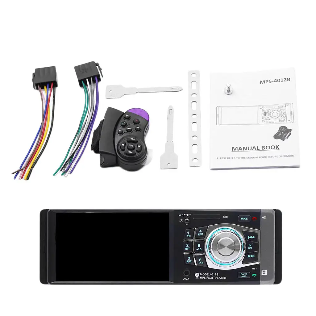 

4,1 дюймовый MP5-плеер с Bluetooth, стерео, Bluetooth/FM-радио