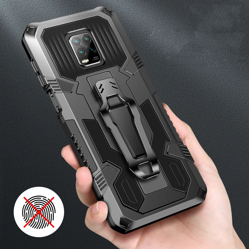 Shockproof Armor Case For Xiaomi Redmi Note 10S 9 9S 10 7 8 5 Pro Max POCO X3 NFC Note9 S 9Pro 10Pro Note10 Hybrid Stand Cover O