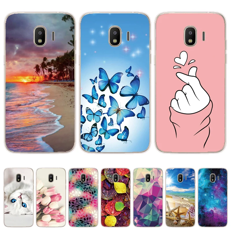 TPU чехол для телефона s samsung J2 2018 Slicone модная задняя крышка Galaxy j2 SM J250F новый