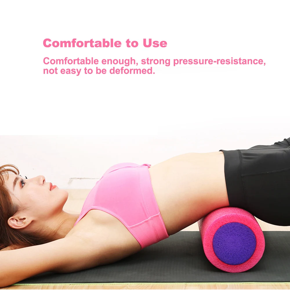 Валик пены для йоги фитнеса ролик массажа мышц|Коврики йоги| |