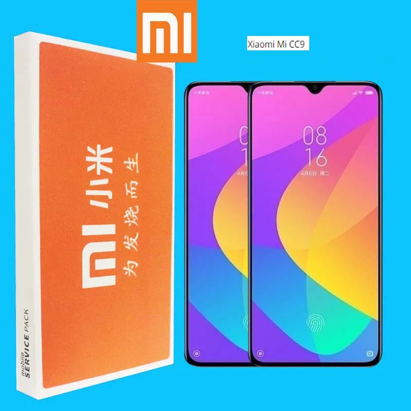 Super AMOLED для Xiao mi CC9 lcd mi CC9 дисплей кодирующий преобразователь сенсорного экрана в сборе запасные части для Xiaomi mi cc9 lcd