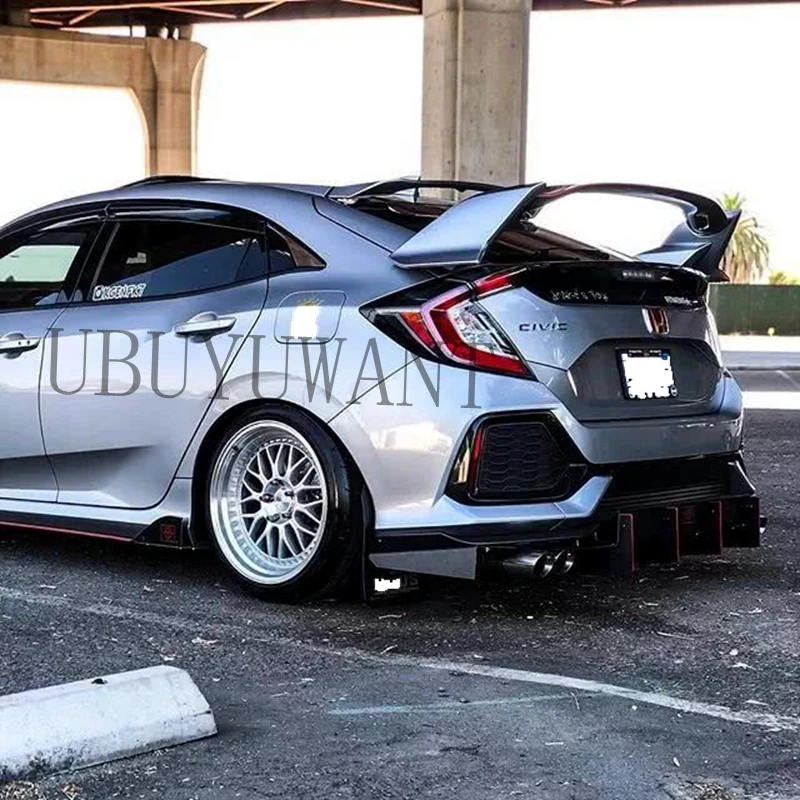 Автомобильные аксессуары для Honda CIVIC Hatchback 2016 2017 2018 Спойлер ABS пластик праймер цвет