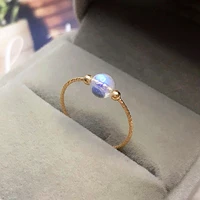 natural moonstone rings 14k gold filled knuckle ring mujer boho bague femme handmade minimalism jewelry rings for women