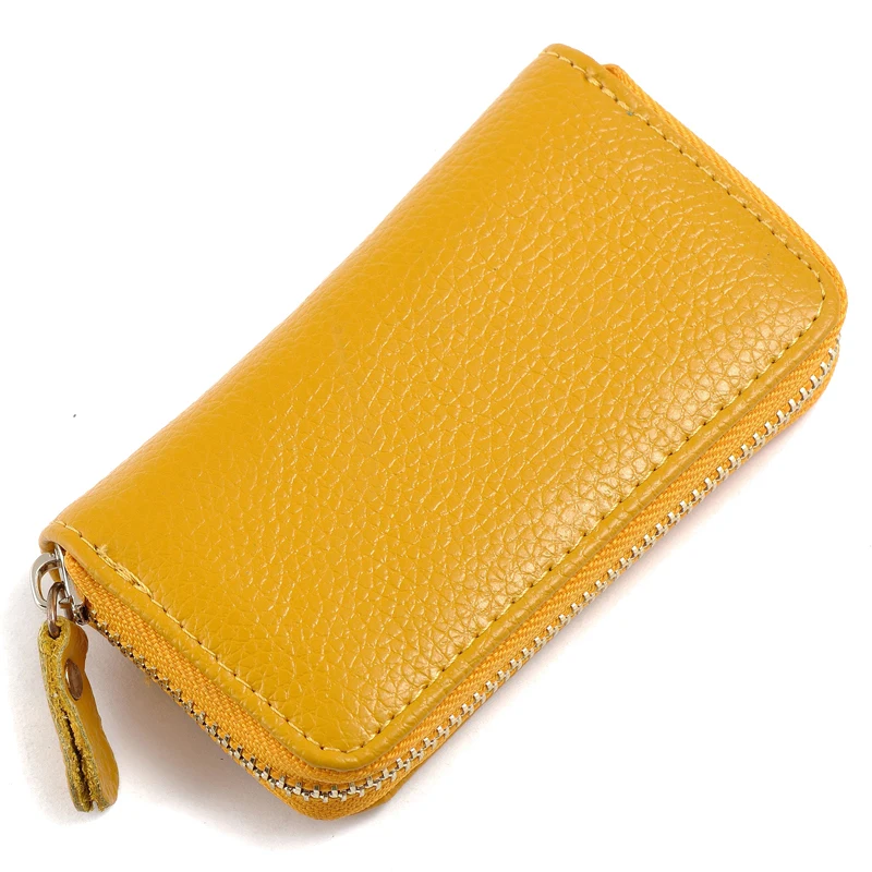 

Genuine Leather Keychain Men Women Key Holder Organizer Pouch Cow Split Car Key Bag Wallet Housekeeper Office Deskset storage