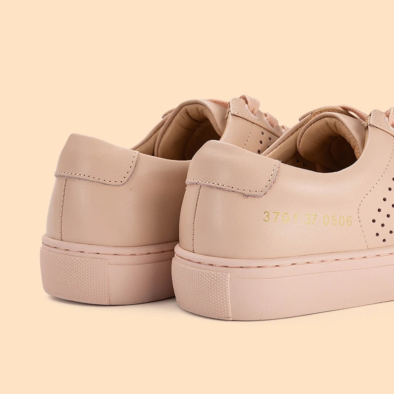 Donna in/дышащие женские летние кроссовки из натуральной кожи Повседневная обувь на