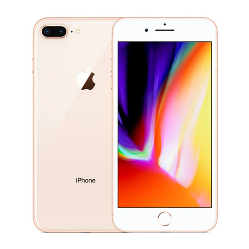 Gold Мобильный телефон Apple iphone 8 Plus с шестиядерным процессором iOS 256 Гб ПЗУ 5,5 дюйма 12MP с отпечатком пальца LTE - Цвет: Gold