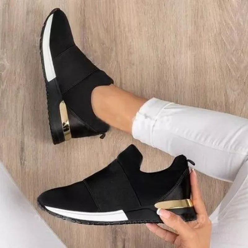 

Women's Sports Shoes Fashion Women's Sneakers 2021 Women Vulcanized Shoes Ladies Solid Color Slip-On Sneakers Casual Shoes 2021