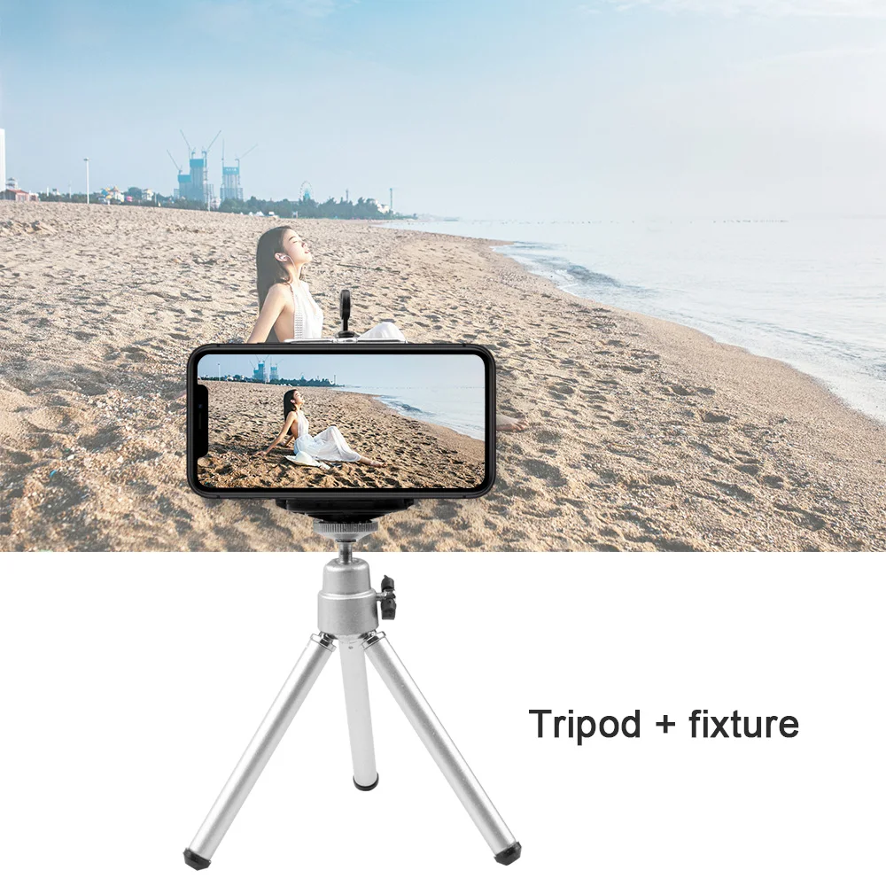 kebidu Mini Selfie Stick Mobile Phone Tripod Holder Telescopic Rod Desktop Live Stand For Xiaomi Iphone Smart | Электроника