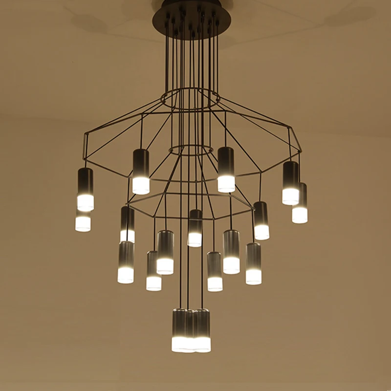 Люстра HomeLover постмодерн черная LED